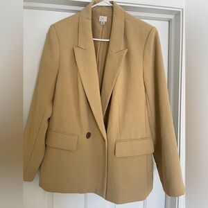 a new day Women's Camel Blazer